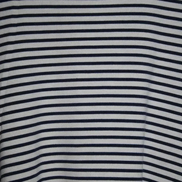 Reaction Kenneth Cole Navy and White Striped Sleeveless Rounded Neck Dress XL - Picture 3 of 14